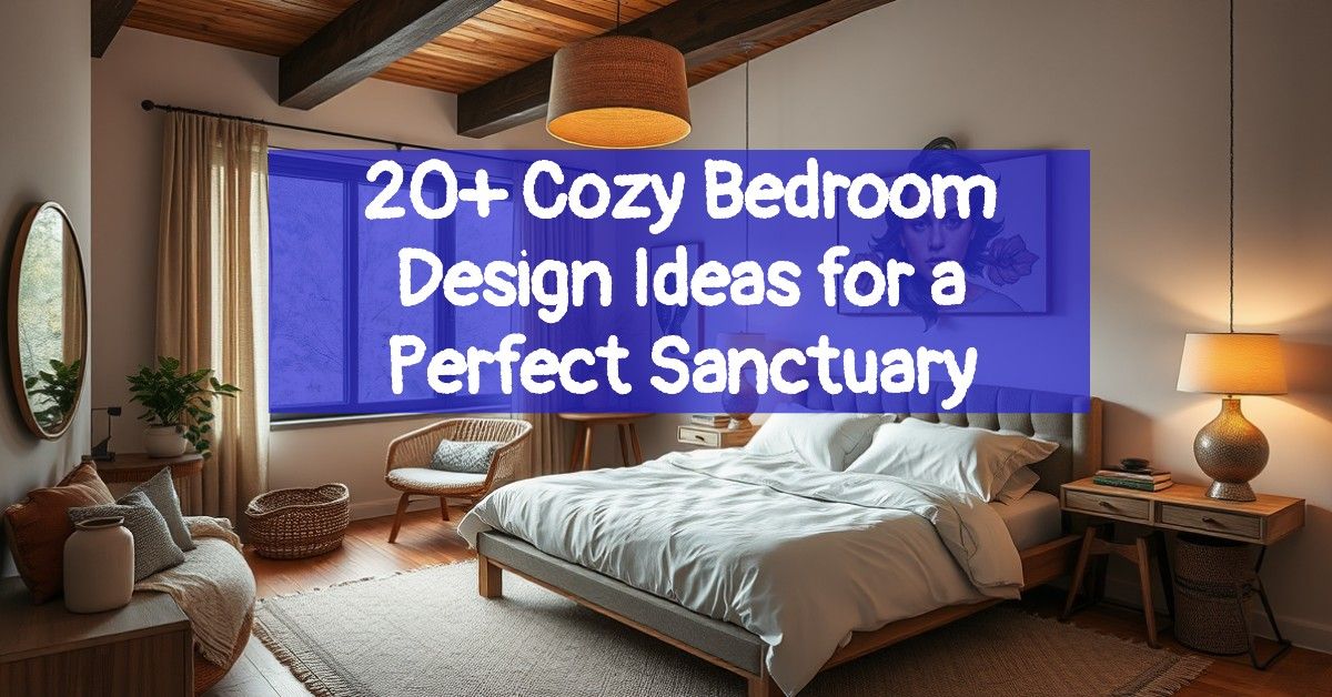 20+ Cozy Bedroom Design Ideas for a Perfect Sanctuary