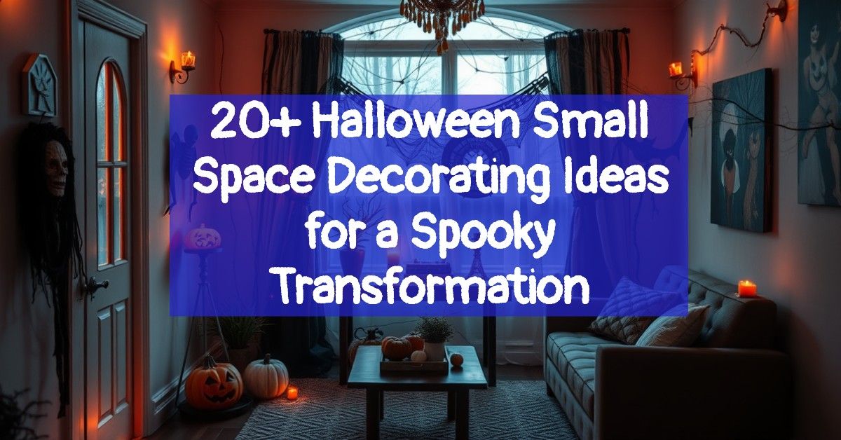 20+ Halloween Small Space Decorating Ideas for a Spooky Transformation