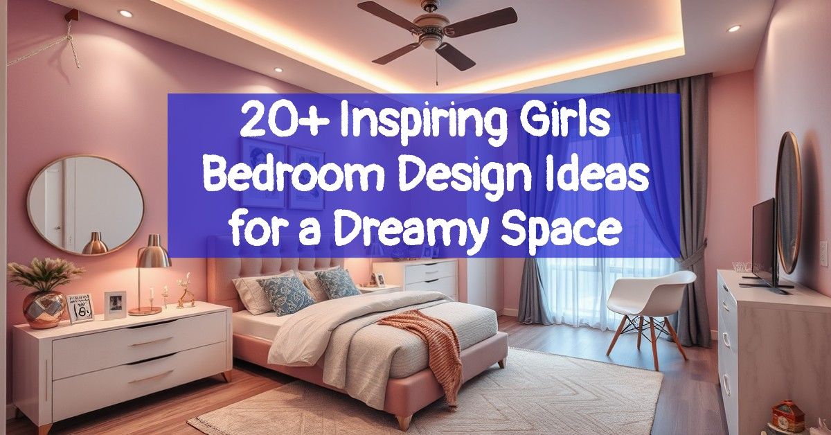 20+ Inspiring Girls Bedroom Design Ideas for a Dreamy Space