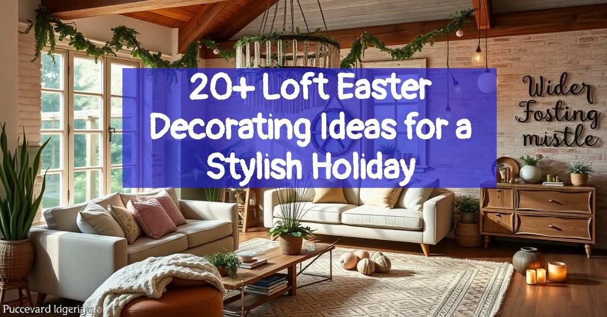 20+ Loft Easter Decorating Ideas for a Stylish Holiday