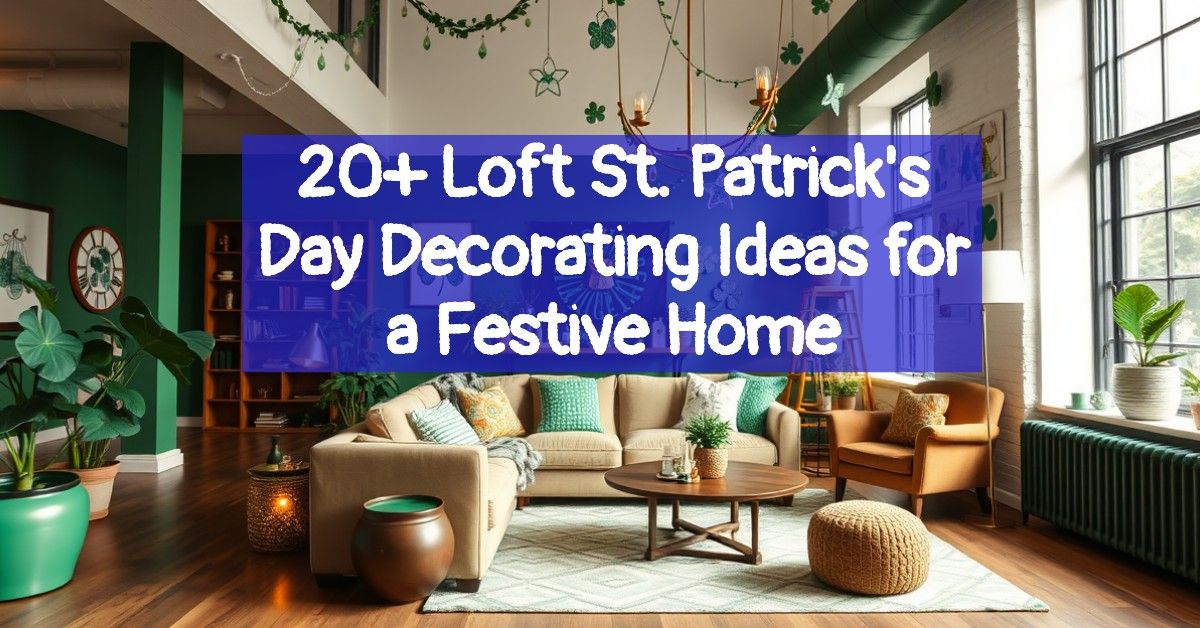 20+ Loft St. Patrick's Day Decorating Ideas for a Festive Home