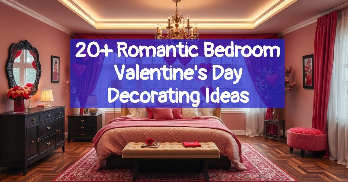 20+ Romantic Bedroom Valentine's Day Decorating Ideas