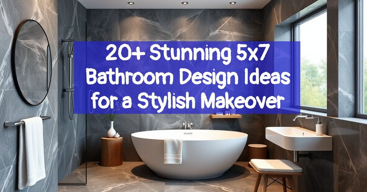 20+ Stunning 5x7 Bathroom Design Ideas for a Stylish Makeover