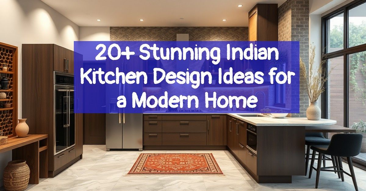 20+ Stunning Indian Kitchen Design Ideas for a Modern Home