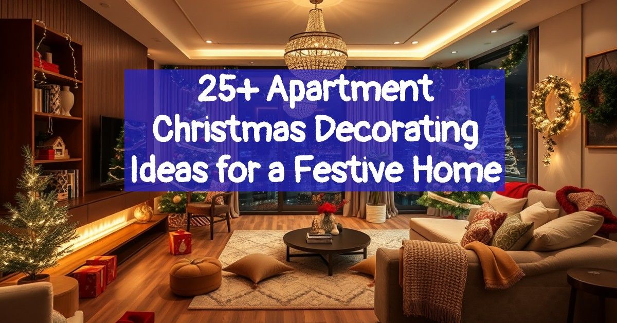 25+ Apartment Christmas Decorating Ideas for a Festive Home