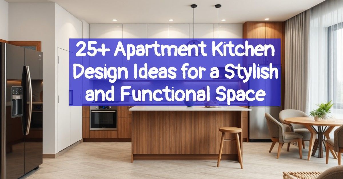 25+ Apartment Kitchen Design Ideas for a Stylish and Functional Space