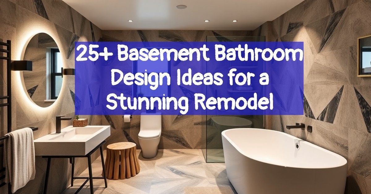 25+ Basement Bathroom Design Ideas for a Stunning Remodel