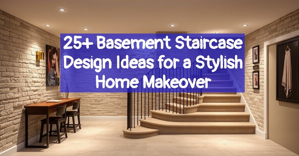 25+ Basement Staircase Design Ideas for a Stylish Home Makeover