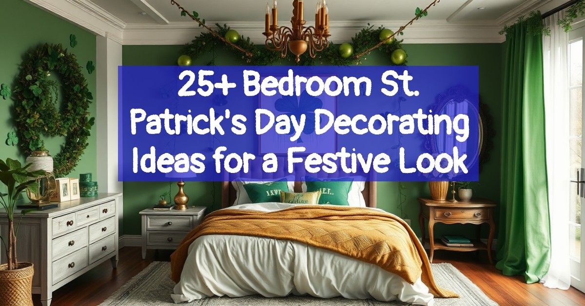 25+ Bedroom St. Patrick's Day Decorating Ideas for a Festive Look