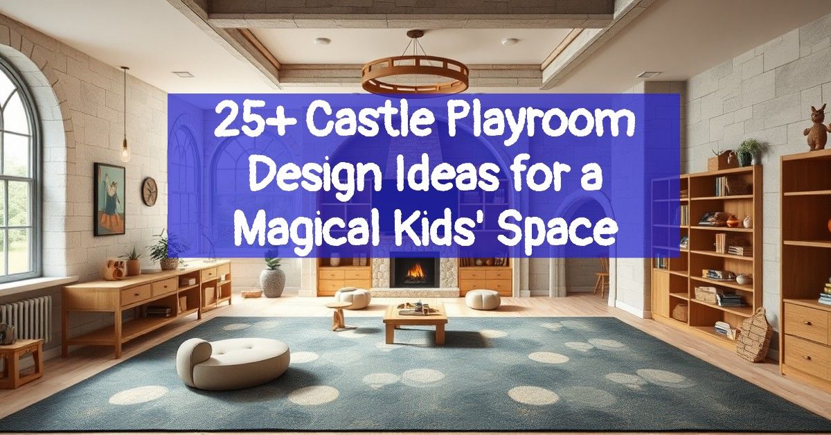 25+ Castle Playroom Design Ideas for a Magical Kids' Space