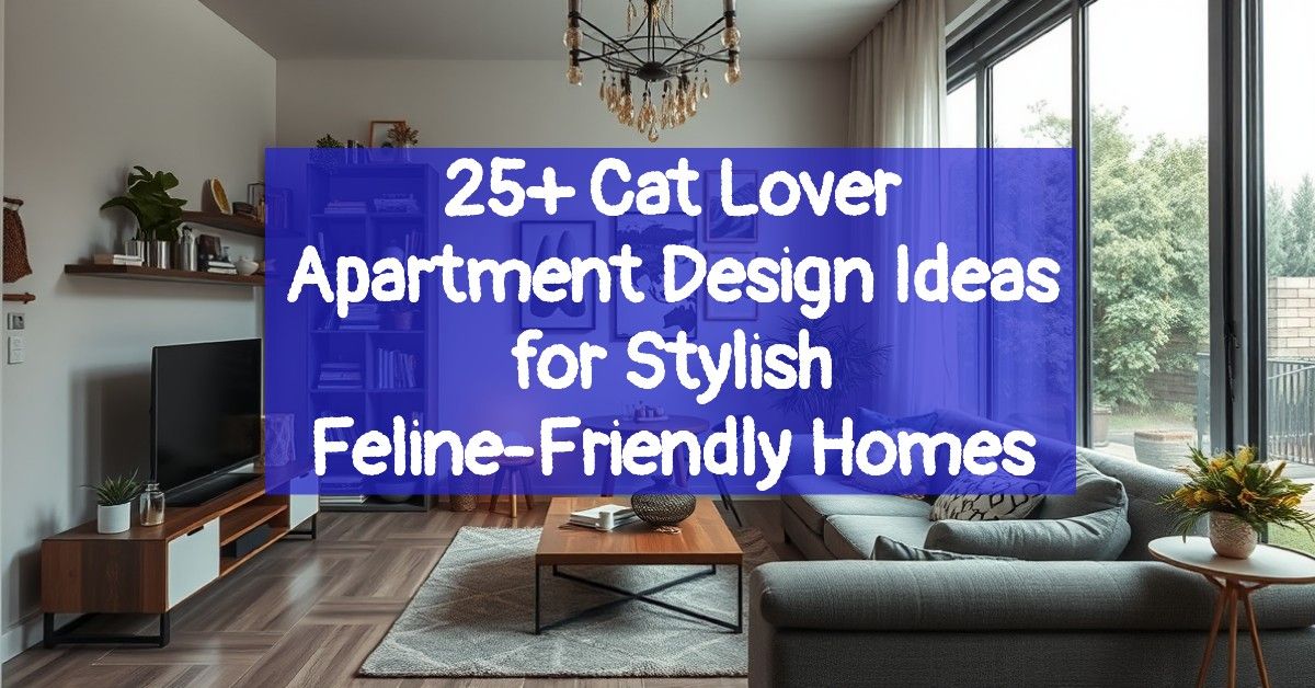 25+ Cat Lover Apartment Design Ideas for Stylish Feline-Friendly Homes