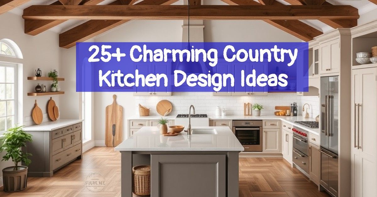 25+ Charming Country Kitchen Design Ideas