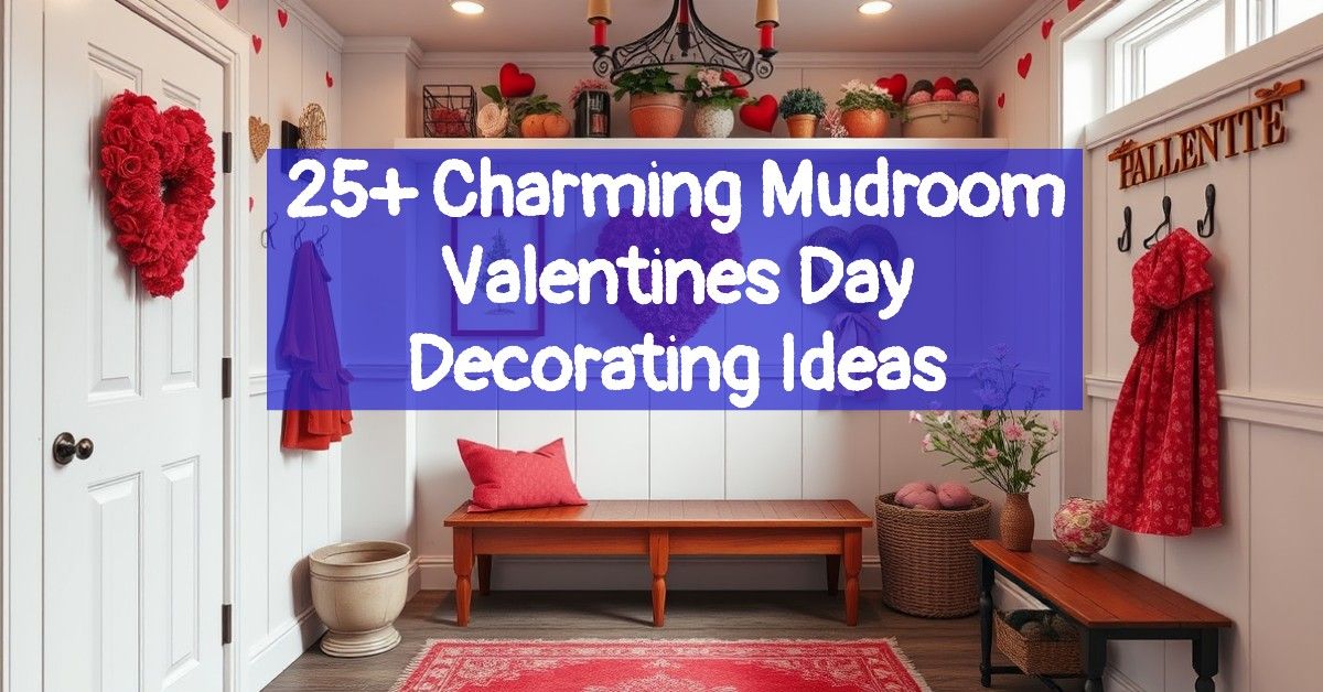 25+ Charming Mudroom Valentines Day Decorating Ideas