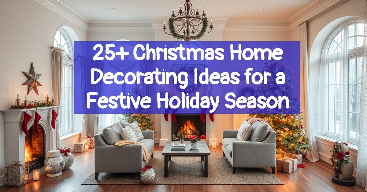 25+ Christmas Home Decorating Ideas for a Festive Holiday Season