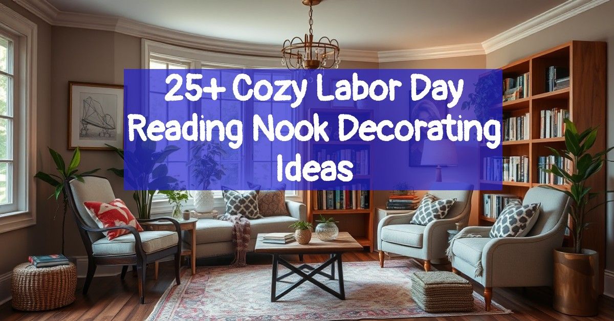 25+ Cozy Labor Day Reading Nook Decorating Ideas