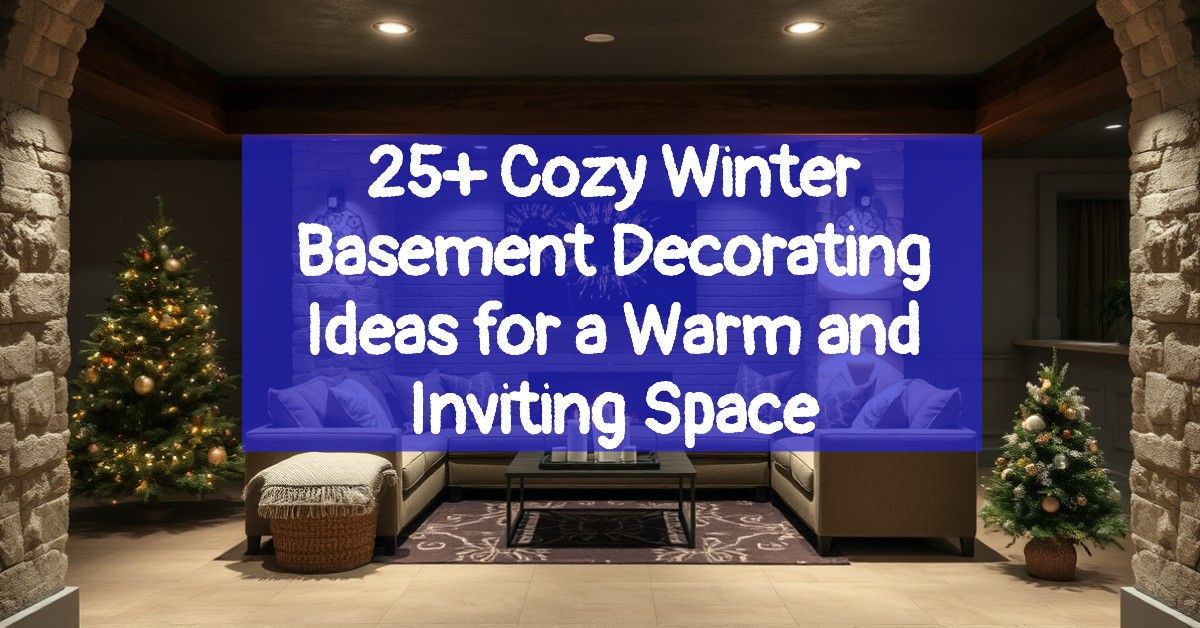 25+ Cozy Winter Basement Decorating Ideas for a Warm and Inviting Space