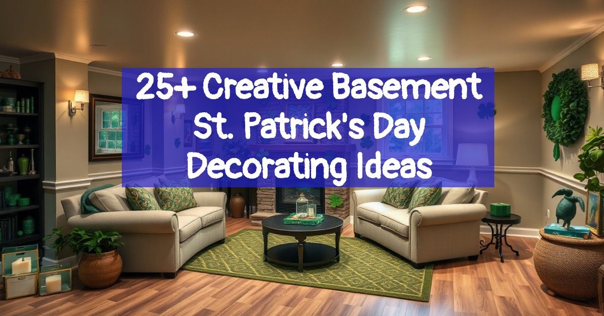 25+ Creative Basement St. Patrick's Day Decorating Ideas