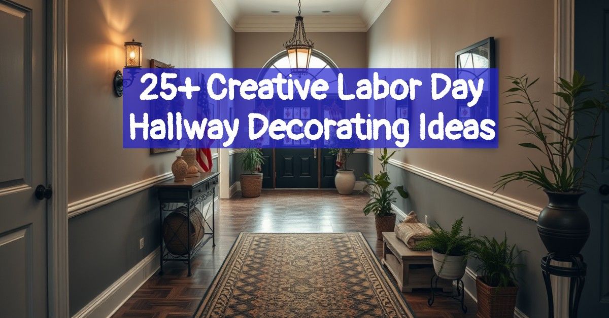 25+ Creative Labor Day Hallway Decorating Ideas