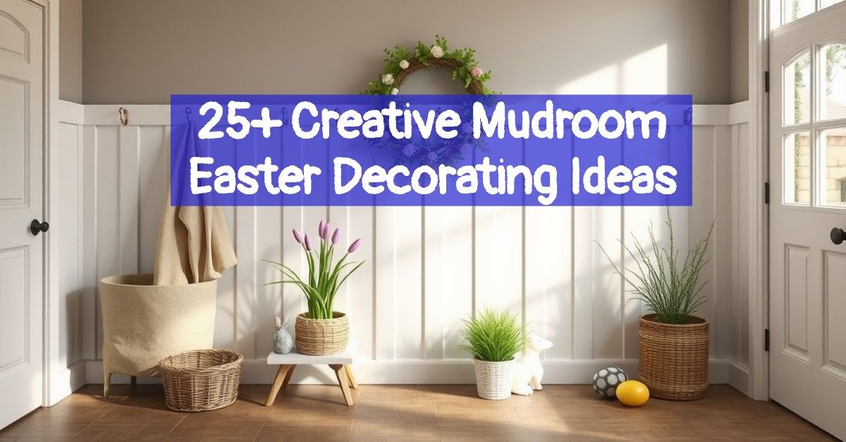 25+ Creative Mudroom Easter Decorating Ideas