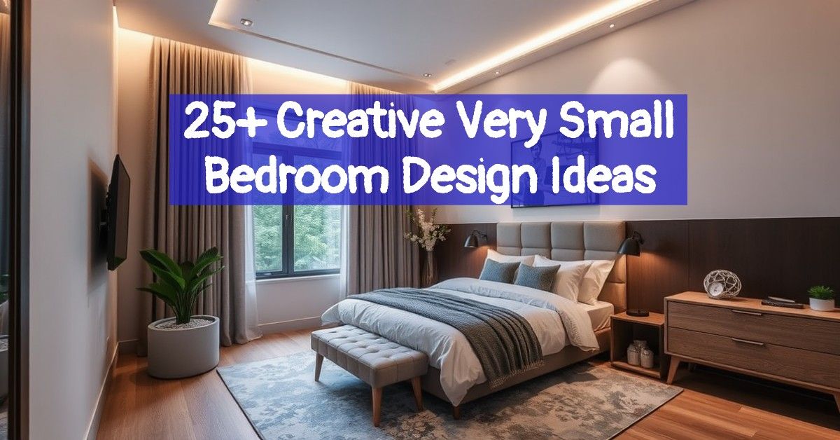 25+ Creative Very Small Bedroom Design Ideas