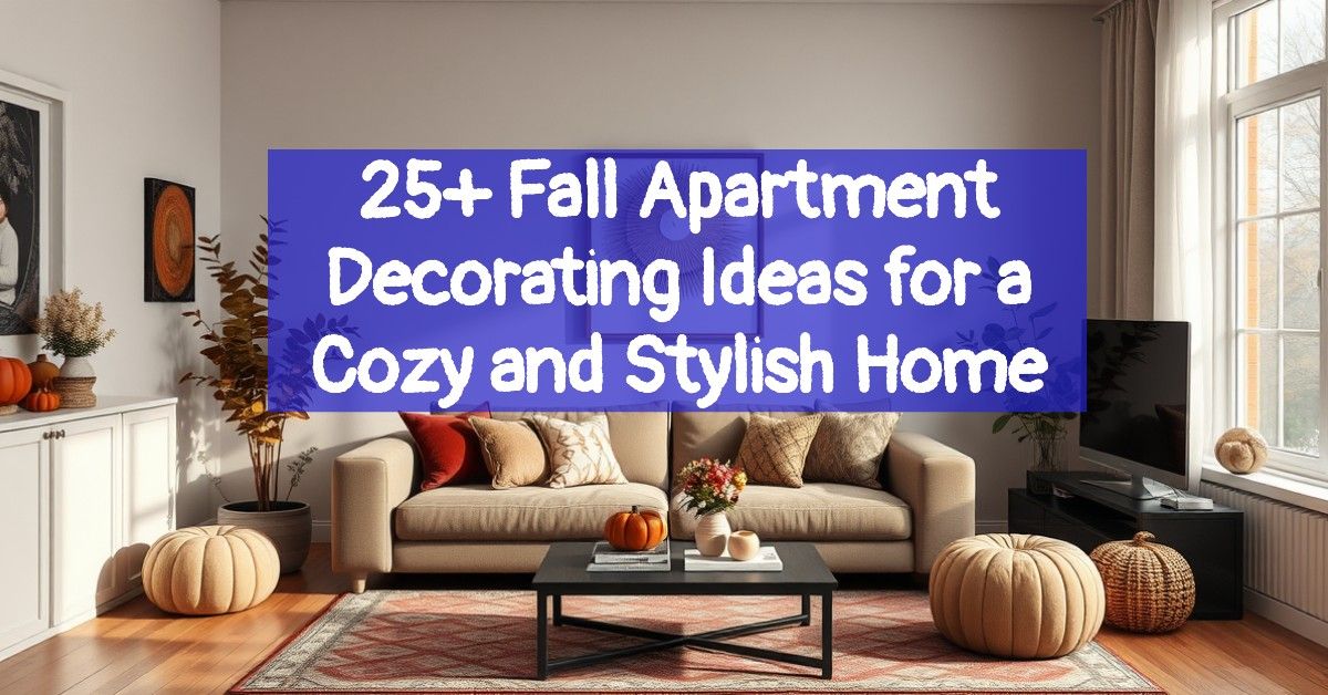 25+ Fall Apartment Decorating Ideas for a Cozy and Stylish Home