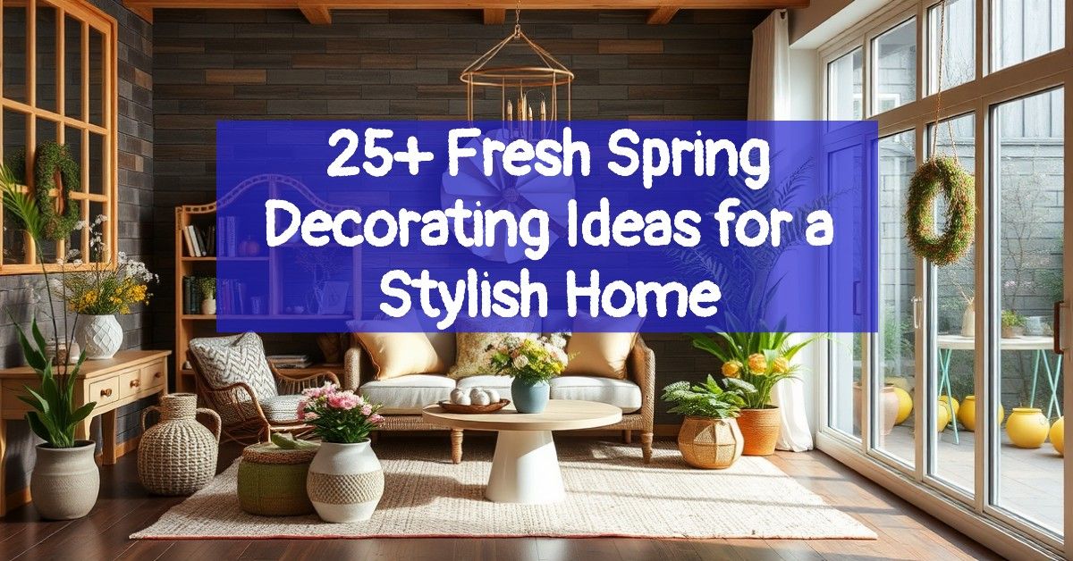 25+ Fresh Spring Decorating Ideas for a Stylish Home