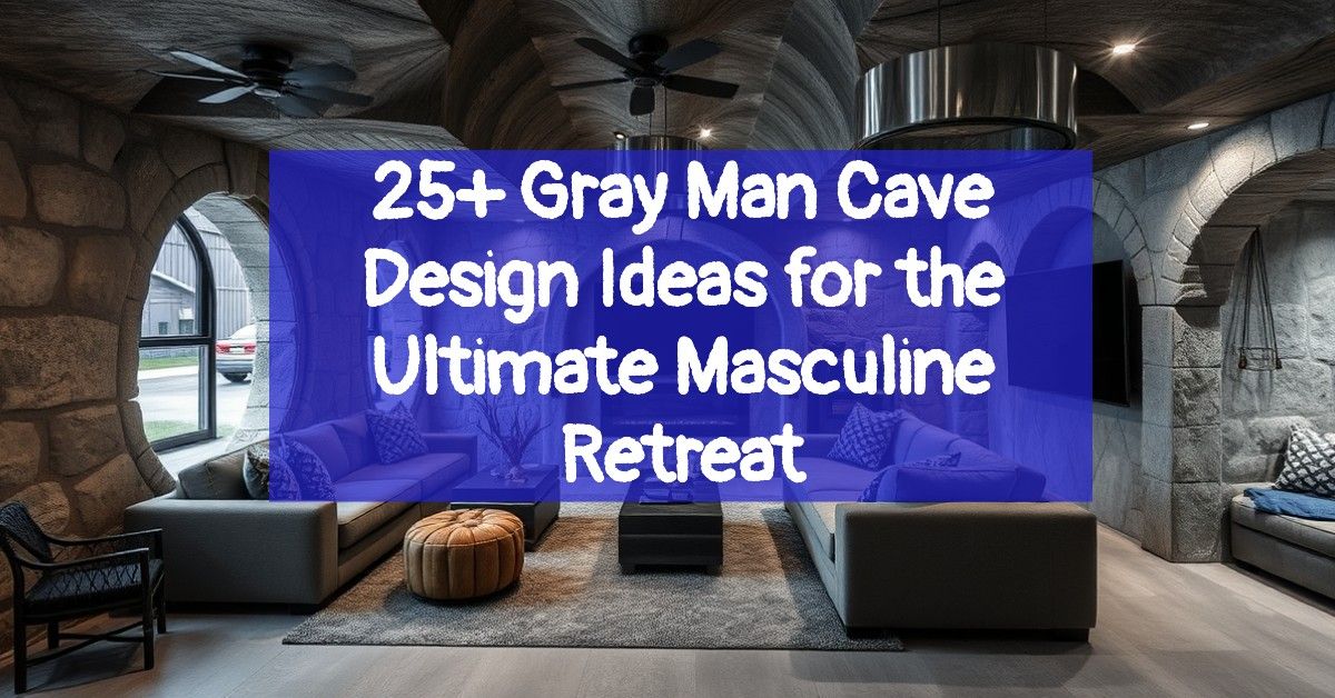 25+ Gray Man Cave Design Ideas for the Ultimate Masculine Retreat