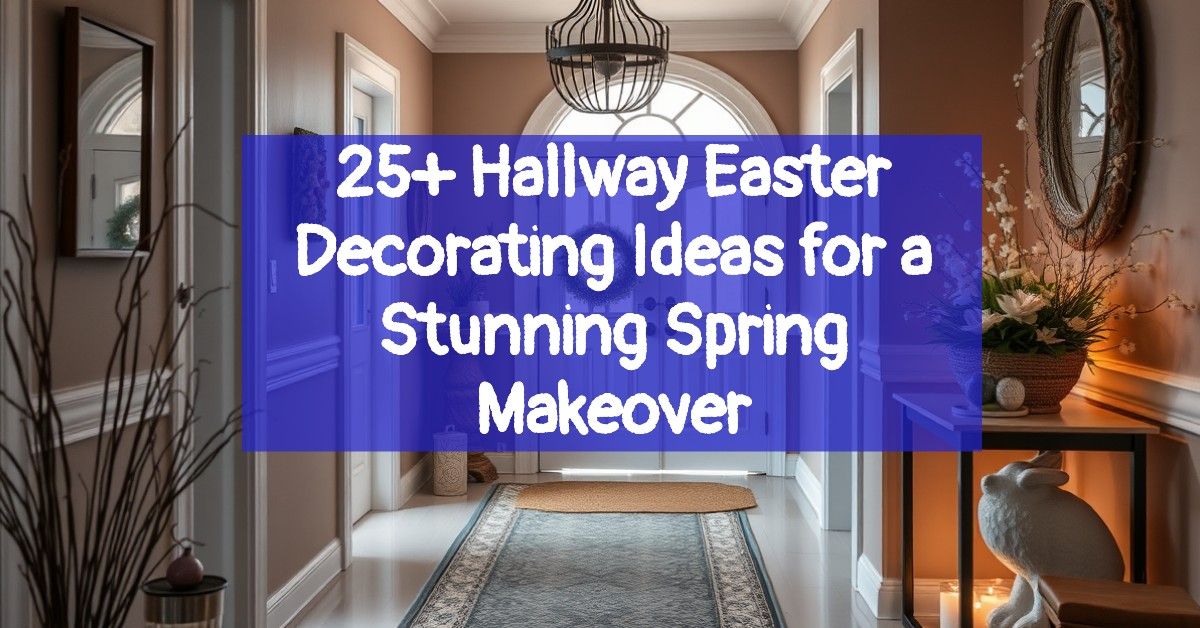 25+ Hallway Easter Decorating Ideas for a Stunning Spring Makeover