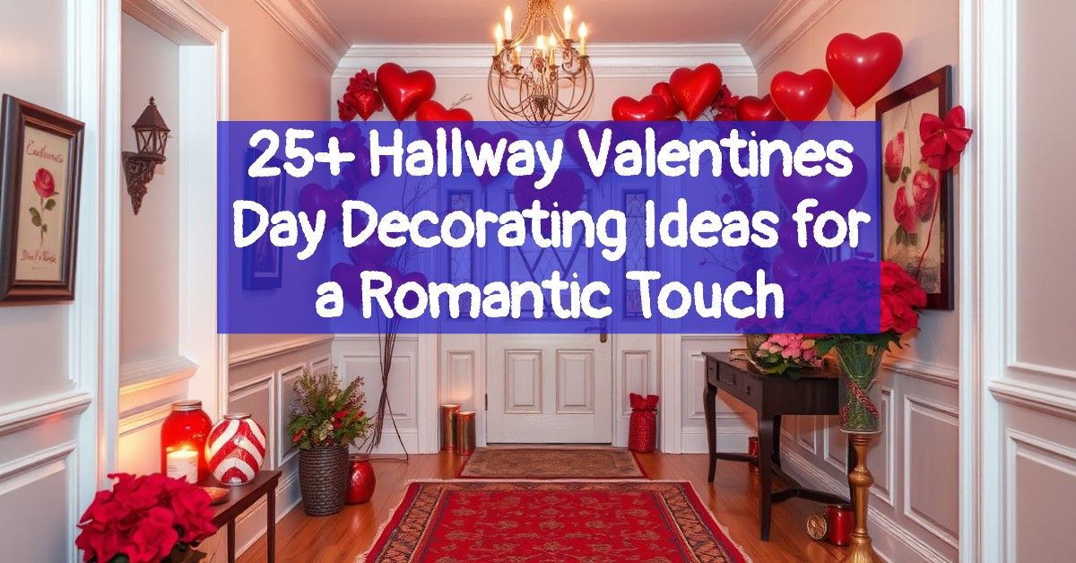 25+ Hallway Valentines Day Decorating Ideas for a Romantic Touch