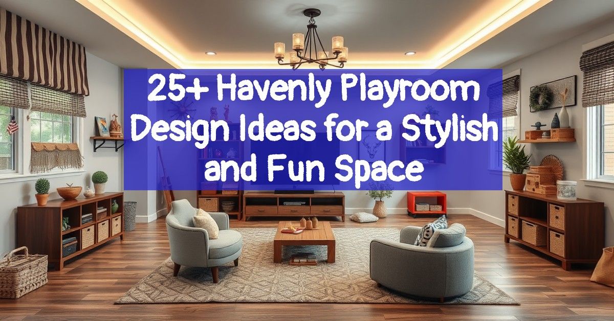 25+ Havenly Playroom Design Ideas for a Stylish and Fun Space