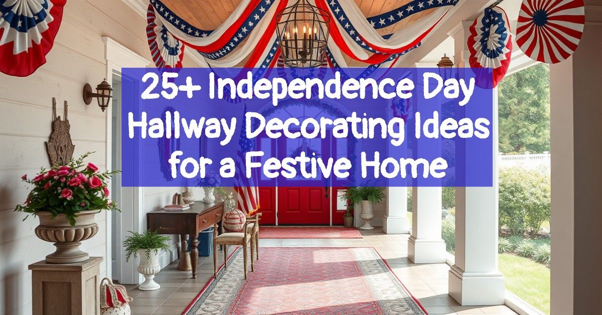 25+ Independence Day Hallway Decorating Ideas for a Festive Home