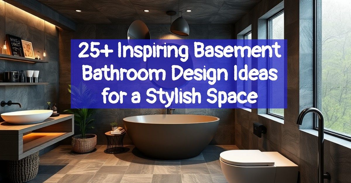 25+ Inspiring Basement Bathroom Design Ideas for a Stylish Space