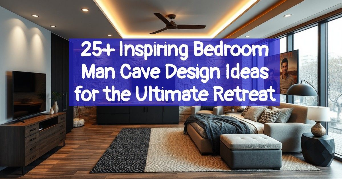 25+ Inspiring Bedroom Man Cave Design Ideas for the Ultimate Retreat