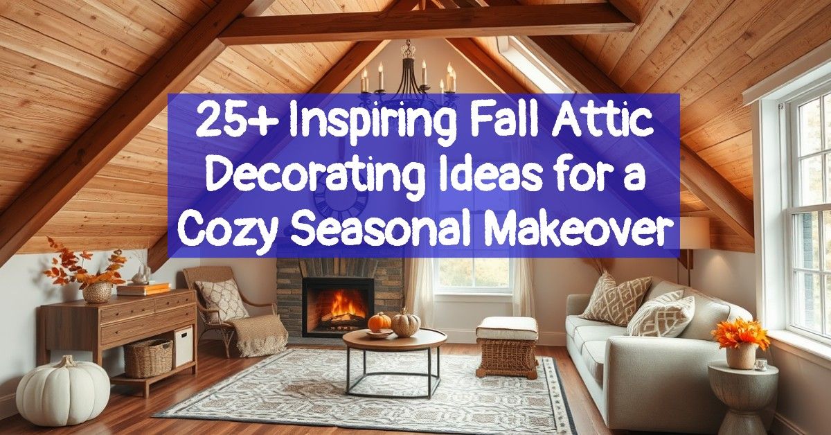 25+ Inspiring Fall Attic Decorating Ideas for a Cozy Seasonal Makeover