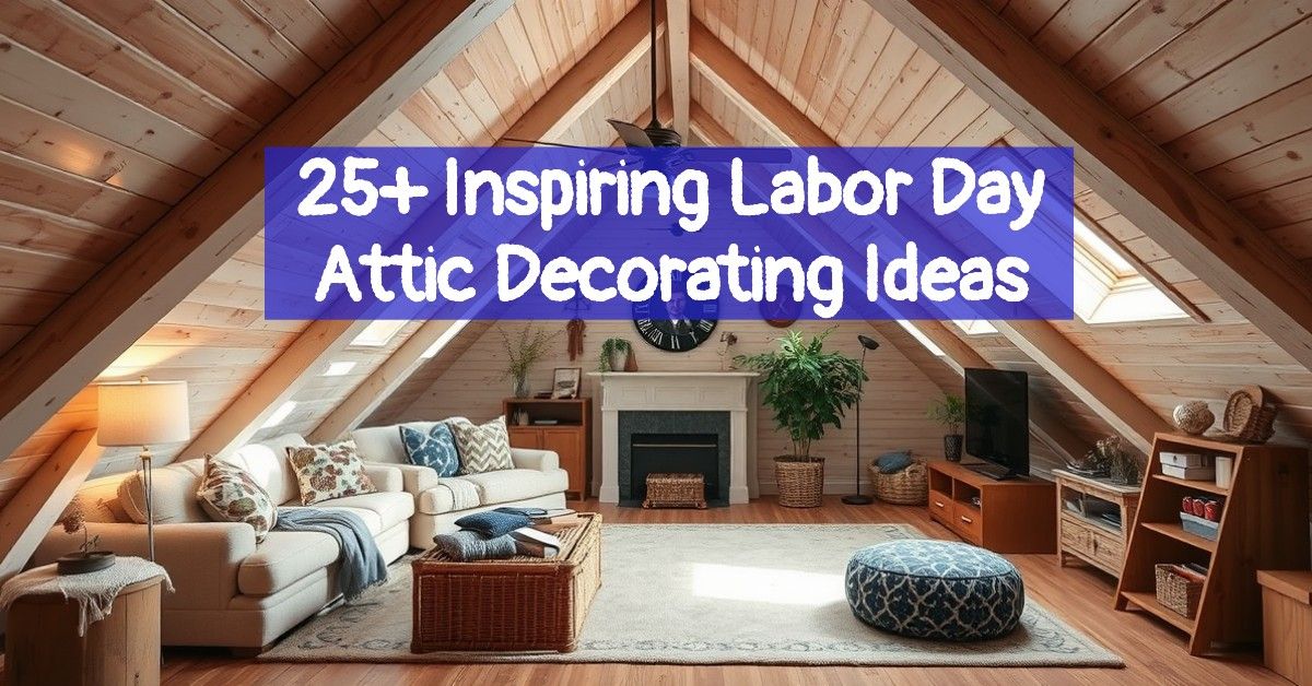 25+ Inspiring Labor Day Attic Decorating Ideas