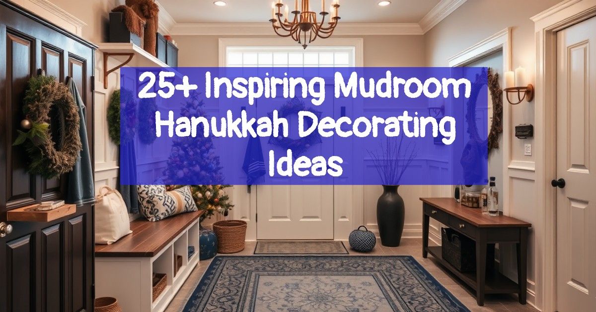 25+ Inspiring Mudroom Hanukkah Decorating Ideas