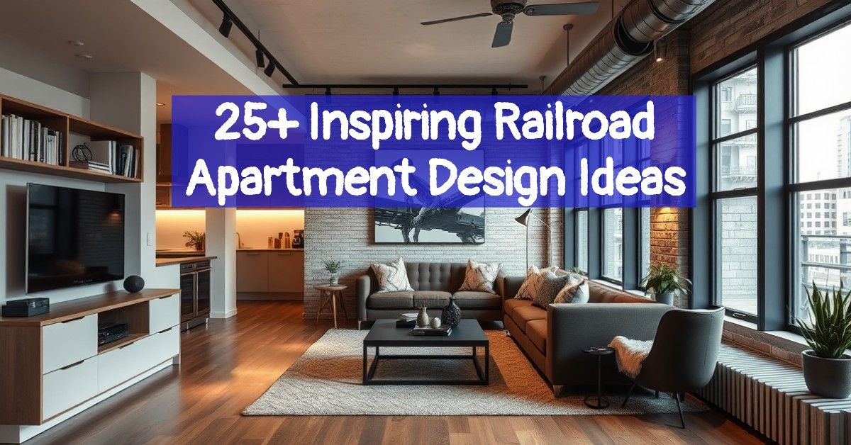 25+ Inspiring Railroad Apartment Design Ideas