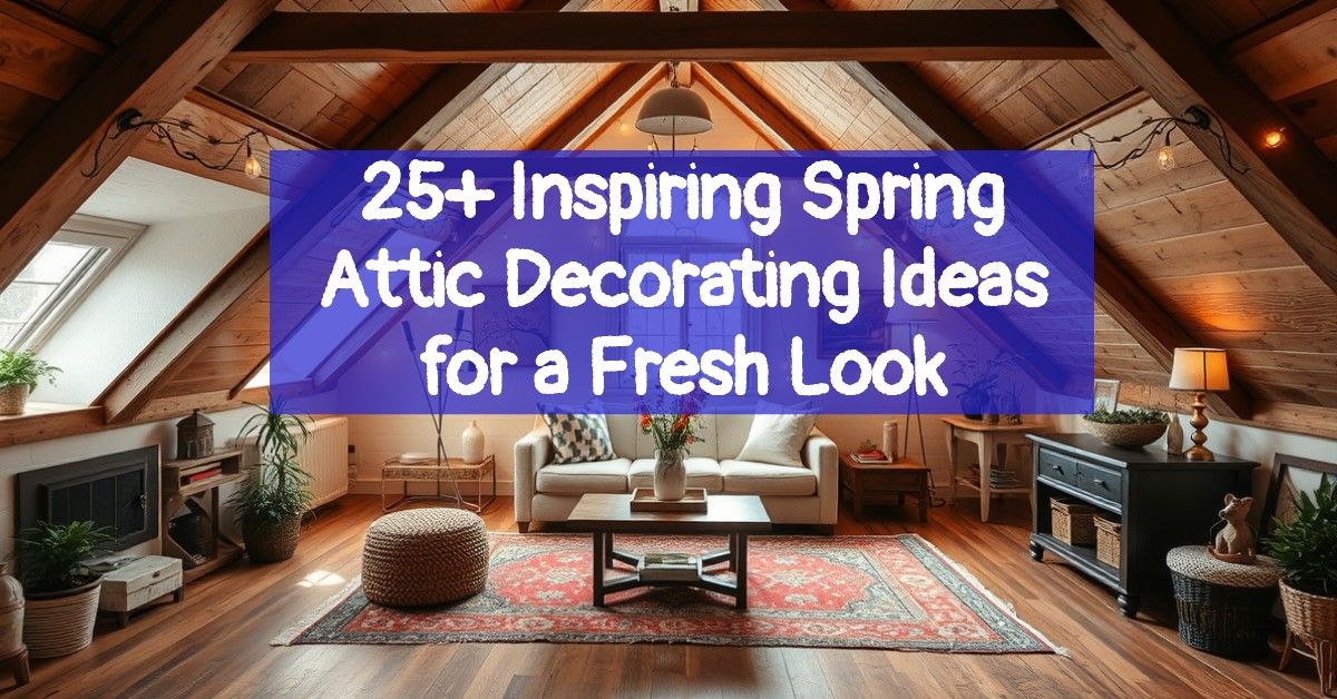 25+ Inspiring Spring Attic Decorating Ideas for a Fresh Look