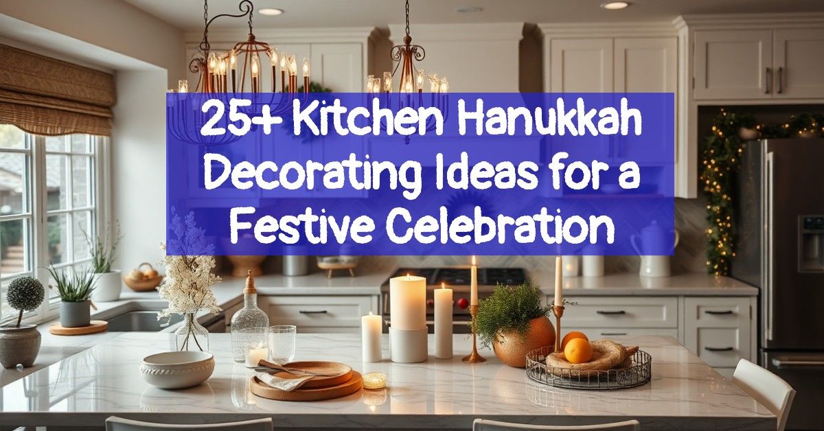 25+ Kitchen Hanukkah Decorating Ideas for a Festive Celebration