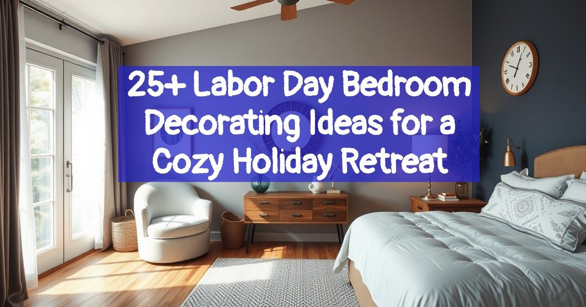 25+ Labor Day Bedroom Decorating Ideas for a Cozy Holiday Retreat