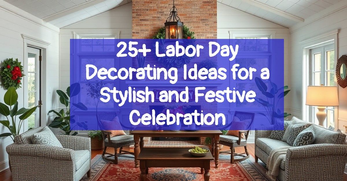 25+ Labor Day Decorating Ideas for a Stylish and Festive Celebration