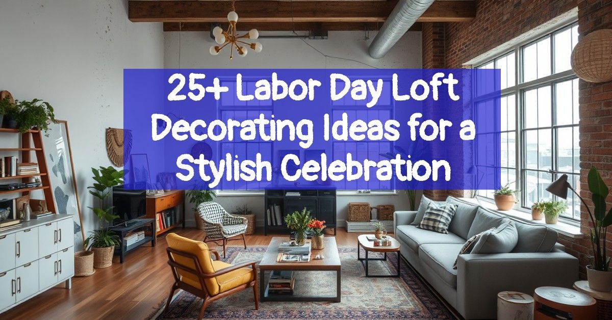 25+ Labor Day Loft Decorating Ideas for a Stylish Celebration