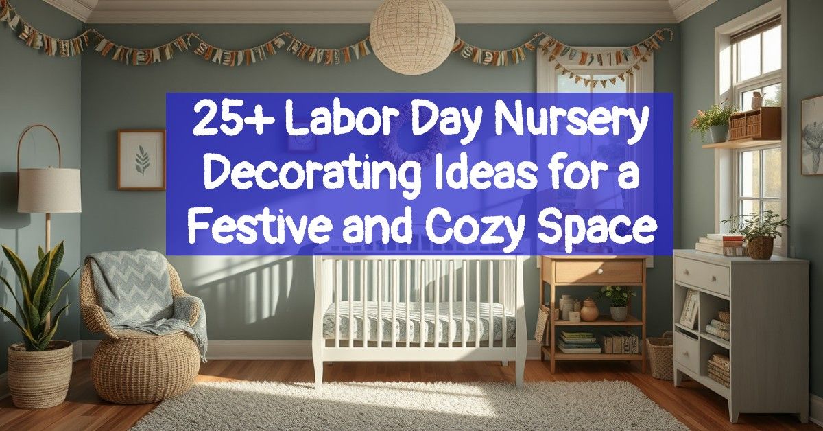 25+ Labor Day Nursery Decorating Ideas for a Festive and Cozy Space