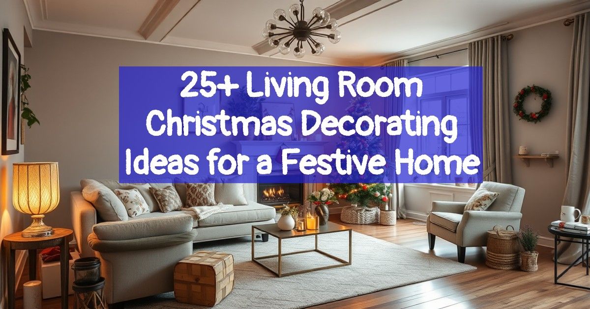 25+ Living Room Christmas Decorating Ideas for a Festive Home