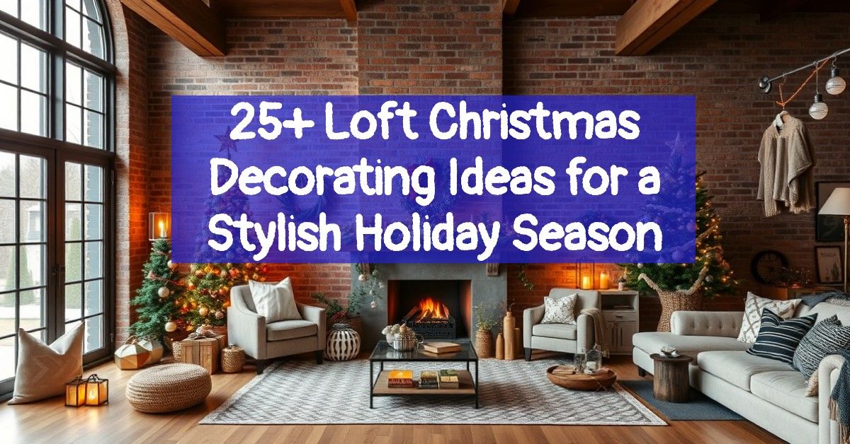 25+ Loft Christmas Decorating Ideas for a Stylish Holiday Season