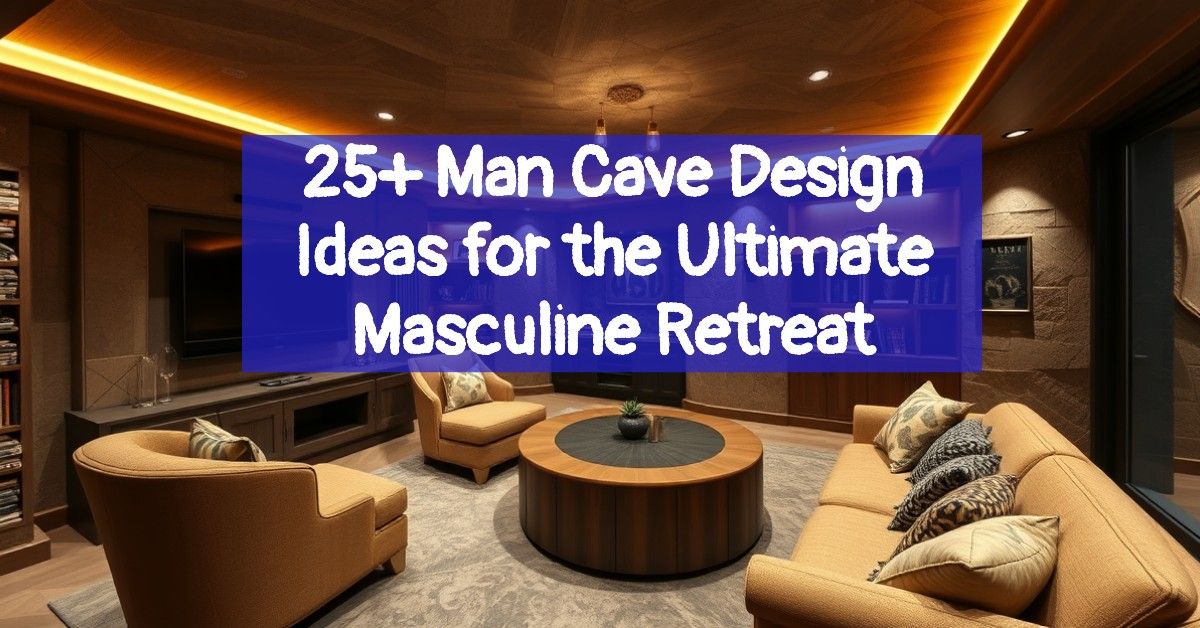 25+ Man Cave Design Ideas for the Ultimate Masculine Retreat