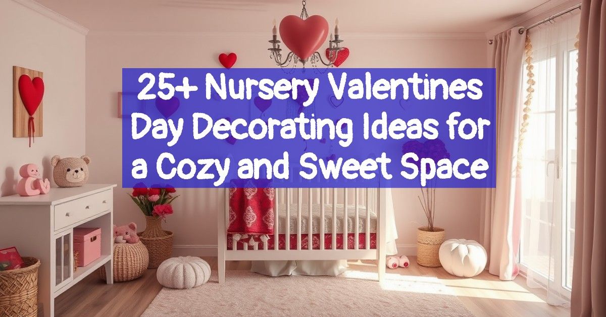 25+ Nursery Valentines Day Decorating Ideas for a Cozy and Sweet Space