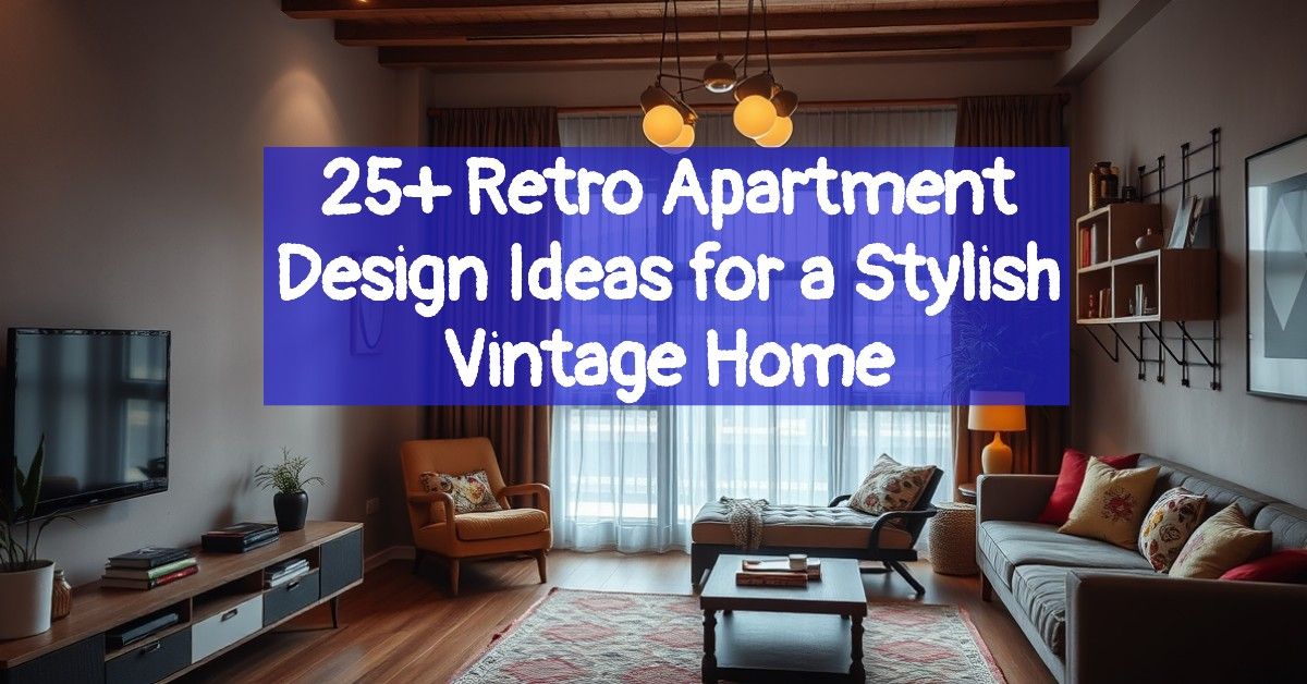 25+ Retro Apartment Design Ideas for a Stylish Vintage Home