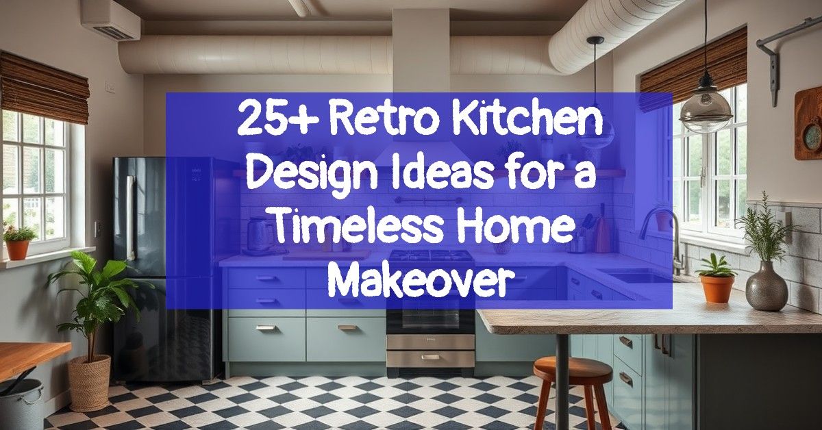 25+ Retro Kitchen Design Ideas for a Timeless Home Makeover