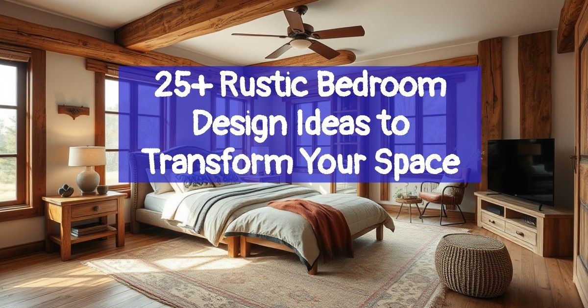 25+ Rustic Bedroom Design Ideas to Transform Your Space